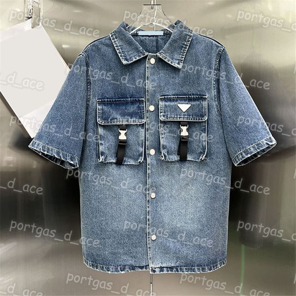 

denim women coats short sleeve jacket tide street style blouse jacket283s, Black