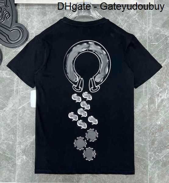 

mens classic t shirt heart fashion ch brand letter sanskrit cross pattern sweater t-shirts designers chromes pullover 2 4dp8, White;black