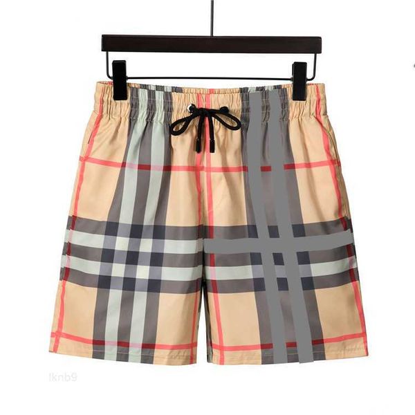 

designer men's shorts 23ss summer new beach pants fashion stripe check drawcord loose pants m-3xl, White;black