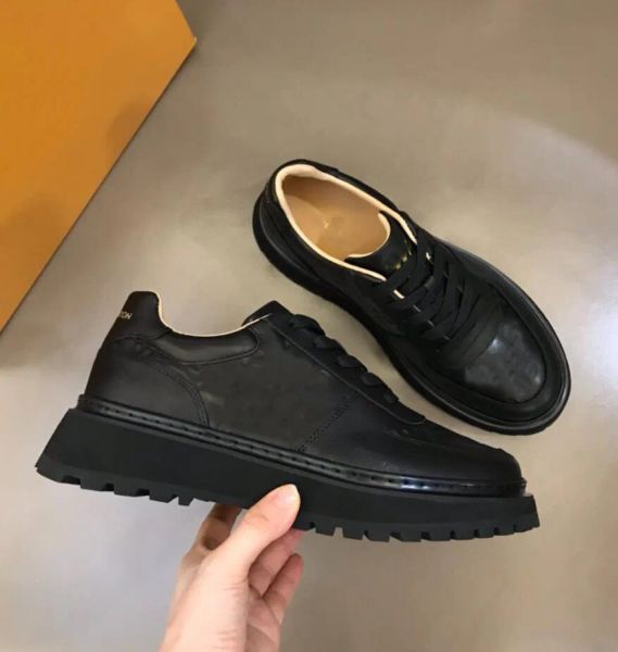 

brand abbesses derby sneakers shoes men white black grained calfskin embossed skateboard walking man discount trainers eu38-46 with box