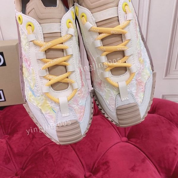 

new womens fashion designer casual shoes triple black sneakers leather trainer printed platform trainers shoes2023