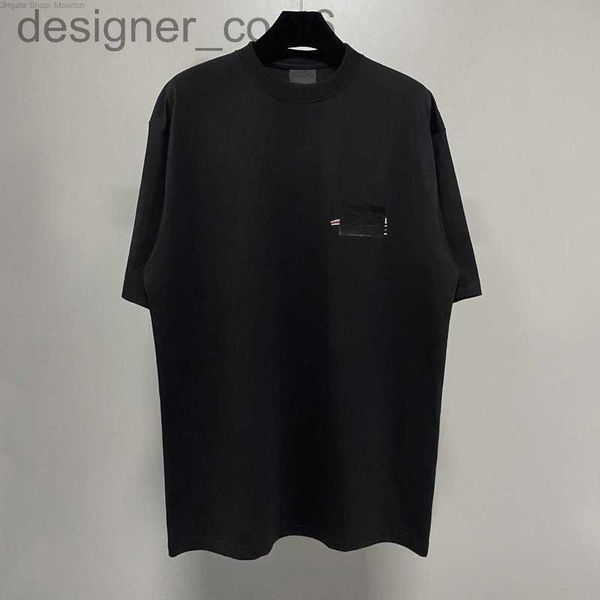 

men's t-shirts designermen's plus tees polos hip hop muscle fit curved hem white cotton custom printing men women t shirt casual q, White;black
