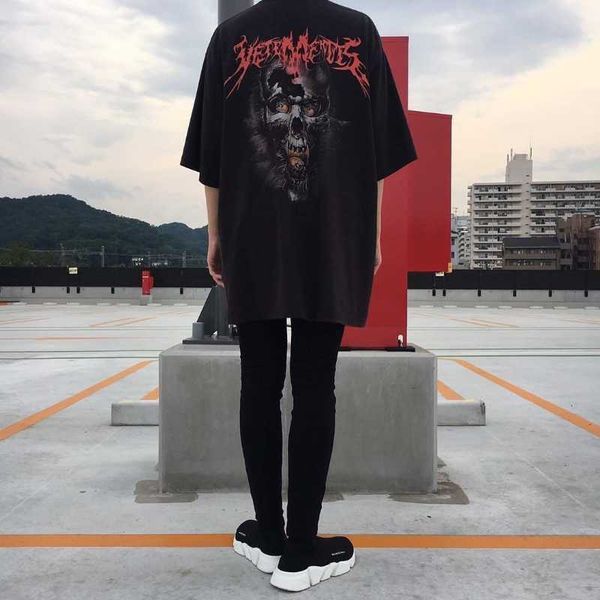 

men's t-shirts vetementos tshirt homens mulheres 11 graphic t shirts y2k streetwear homens roupas femininas roupas oversized camisas j2, White;black
