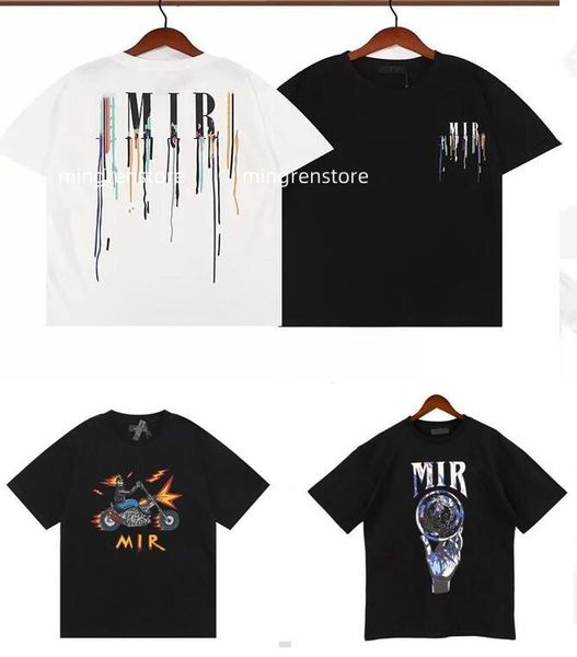 

2023new mens womens designer t shirt printed fashion man t-shirt cotton casual tees short sleeve luxury hip hop streetwear tshirts, White;black