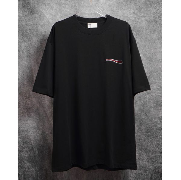 

men's plus tees & polos round neck embroidered and printed polar style summer wear with street pure cotton r1s75, Black;brown