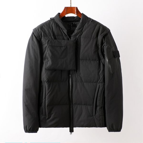 

brand designers men's designers parakas detachable black down jacket size m-2xl