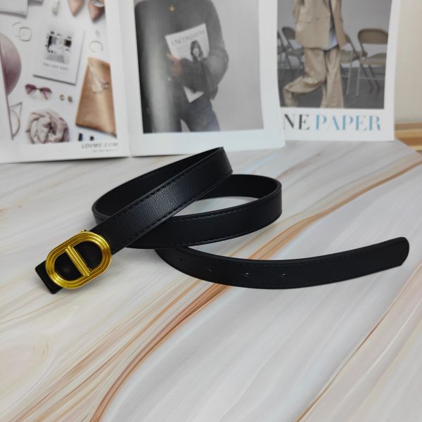 

womans designer belt for woman 2.3cm belt womens thin belts for designer gold buckle smooth buckle multi colour woman candy-colored retro be, Black;brown