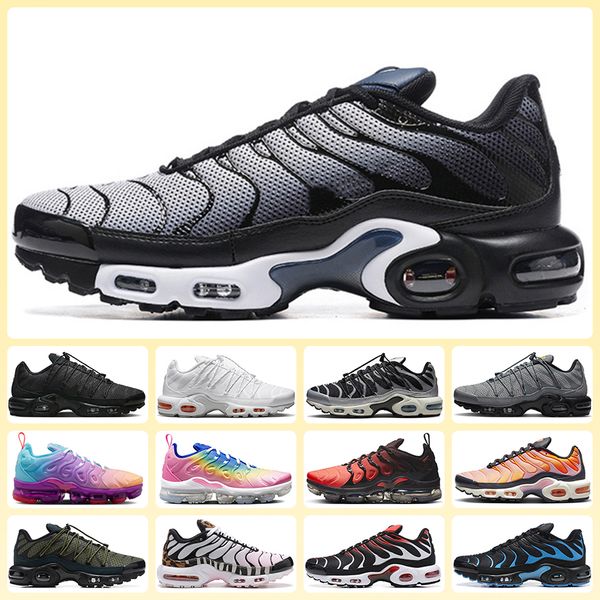 

tn plus toggle utility running shoes black metallic silver triple white midnight navy pink spell fuchsia dream multi swoosh for mens women&#