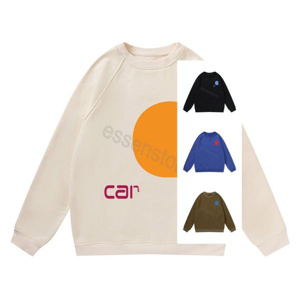 

2023 designer warm hooded edition hoody women carhar sweatshirt rts logo carharr printed streetwear pullover sweatshirts loose jumper s-xxl, Black