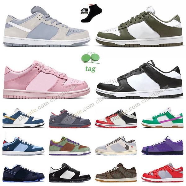 

designer low panda running shoes sneakers triple pink summit white wolf grey medium olive chunky dunky dodger why so sad freddy krueger lobs