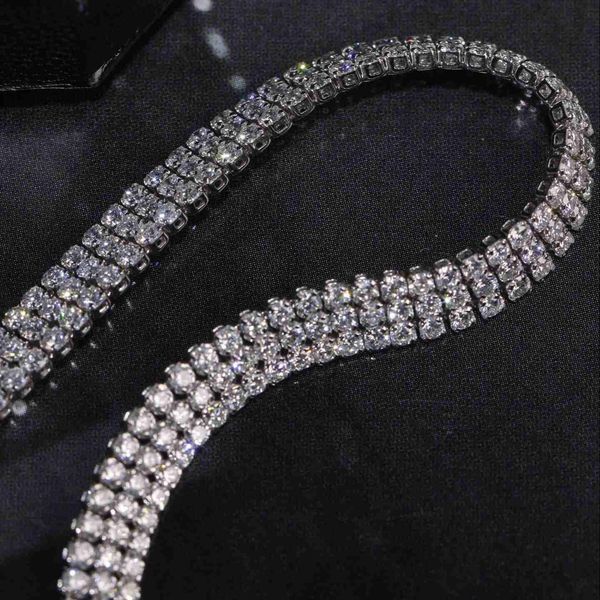 

wholesale diamond jewelry choker crystal chain silver 18k gold diamond tennis bracelet for china jewelry supplier