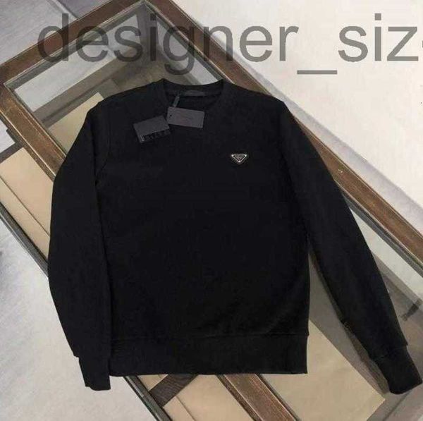

men's hoodies & sweatshirts designernew men's autumn designer sweatshirt men classic casual sweater imported threaded surface neck, Black