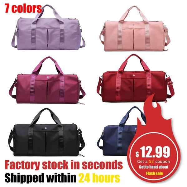 

new style lulu lemon sport outdoor travel bags large the tote bag duffle womens men handbags crossbody designer luggage tote nylon purse han