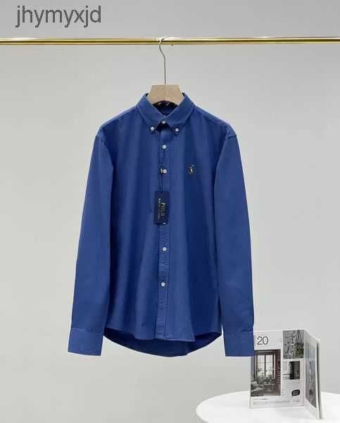 

2023 new mens shirts polo designer tshirt paul tshirts casual ralphs dress big horse embroidery rl pony business laurens clothes long sleev, White;black