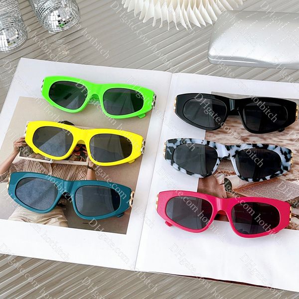 

designer sunglasses women gold letter sunglasses bright color cat eye sunglasses sun glasses block light uv with box, White;black