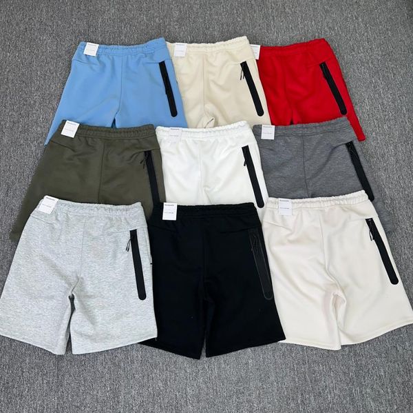 

sky blue men's pants tech fleece men's shorts reflective zip sweatpants cu4504 s-xxl, Black