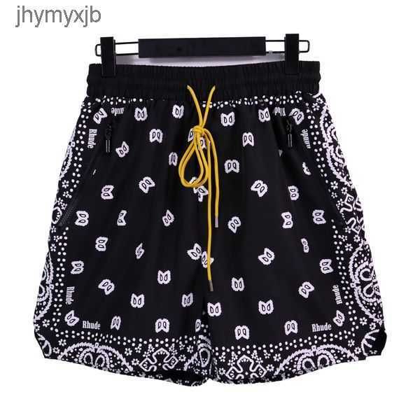 

rhude shorts men desinger short fashion sport pants womens leather us size s-xl 6 n2tk, White;black