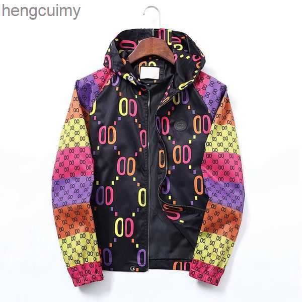 

men 2022 mens jacket designer for woman coat sports fashion jackets womens sweatshirt hoodie with long sleeve zipper windbreaker man clothin, Black;brown