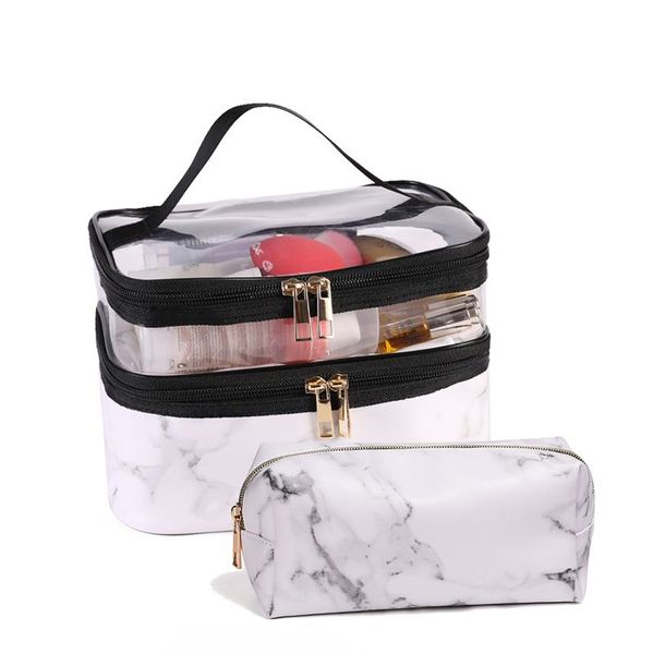 

cosmetic bag marbling makeup bags multifunction bag for travel