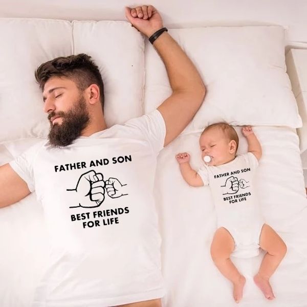 

family matching outfits father and son friends for life family matching family look t shirt baby dad matching clothes father and son matchin, Blue