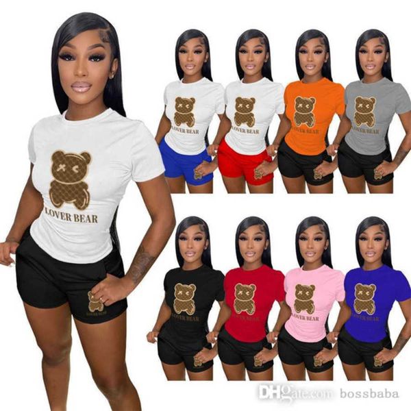

women tracksuits two pieces set designer 2023 printing personalized printing casual ladies sportwear 9 colours s-3xl, Gray