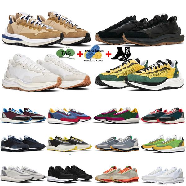 

waffle running shoes blazer sacais vaporwaffle sesame blue void black gum sail gum ldvwaffle fragment grey men women trainers