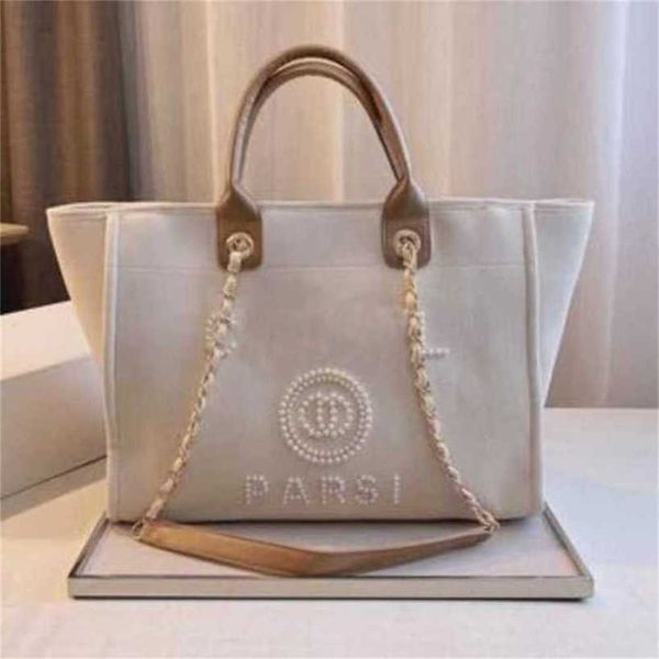 

luxury fashion evening bags brand handbags pearl tote canvas beach bag female portable shoulder large capacity big handbag ladies backpack 5