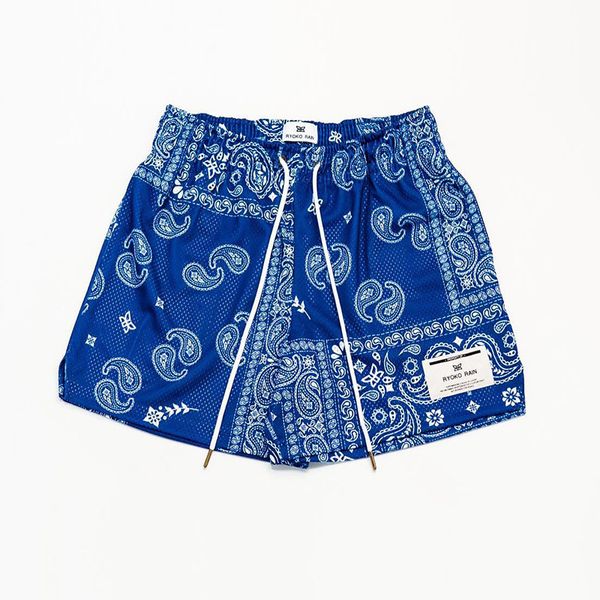 

summer casual polyester print quick dry drawstring basketball sport shorts for men, White;black