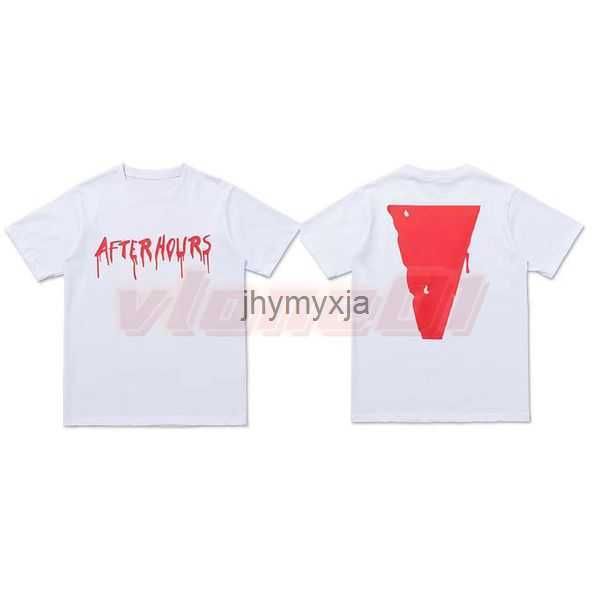 

v mens designer t shirt fashion personality big printing cotton mans tees street shorts sleeve clothes tshirts size s-xl 4 kjpu 4p67, White;black
