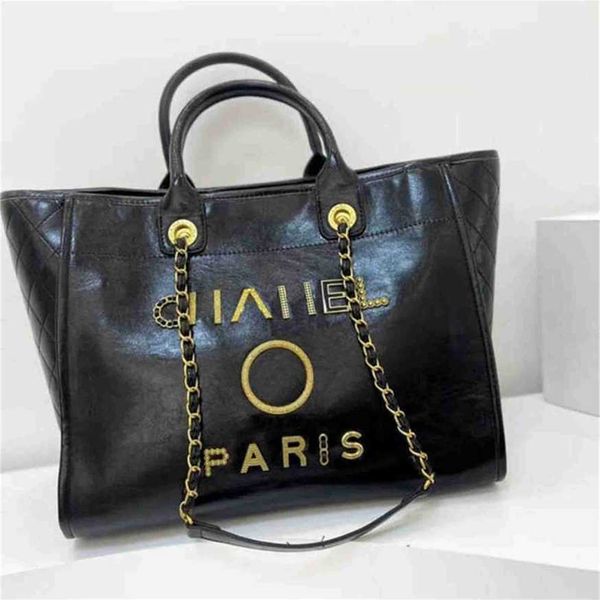 

70% off women's handbags luxury beach metal pearl letter badge tote bag small leather large chain wallet backpack q6m3