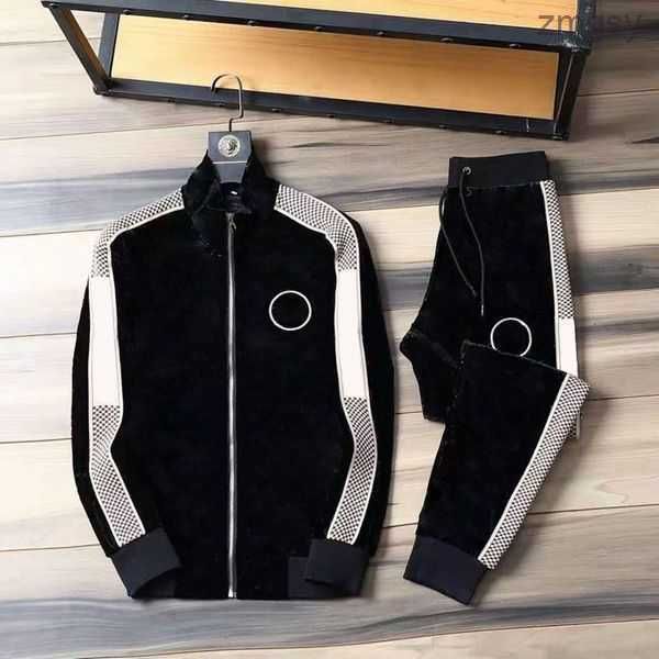 

suits tracksuits sweatshirts men's sports designer men hoodies jackets coat woman fashion plush training suit 871w, Gray