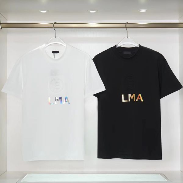 

designer mens t shirt pattern short sleeve luxury luxury womens summer new short trapstar fashion trend pure cotton loose breathable short s, White;black