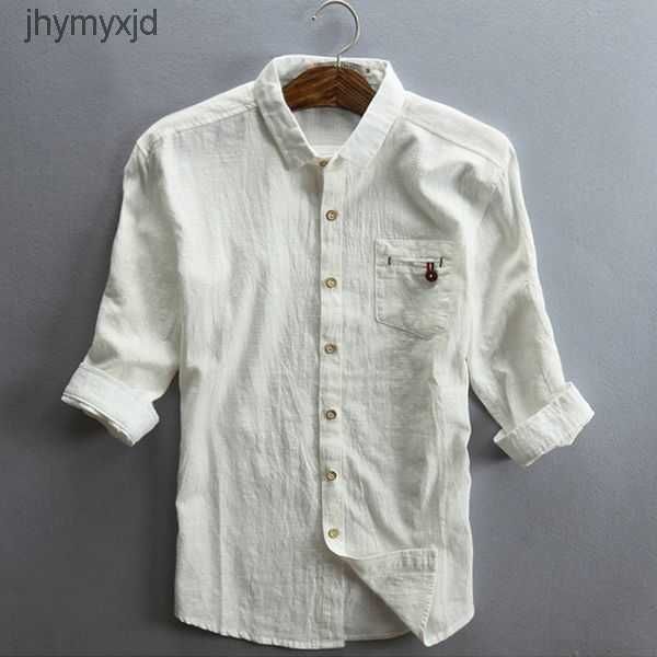

helisopus 2017 men linen shirt half sleeve cotton thin grey black shirts with pocket plus size male casual vintage 3 ooe7, White;black