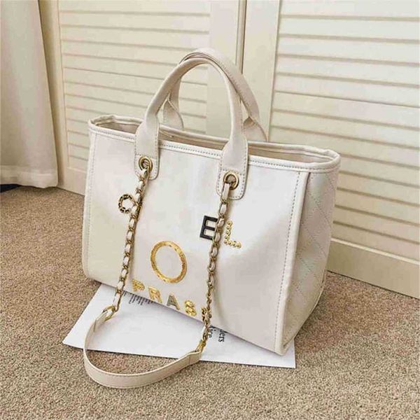 

70% off handbags luxury women's classics beach metal pearl letter badge tote bag small leather large chain wallet backpack zu31