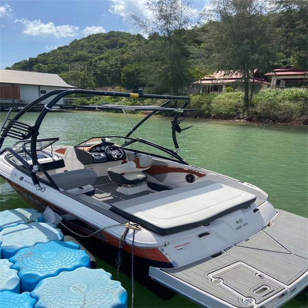 

2016 re-gal 1900 es swim platform cockpit pad boat eva foam teak deck floor mat