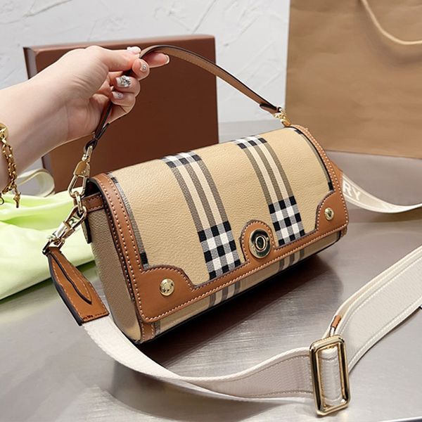 

canvas shopping bag check messenger bags postman purse tartan patchwork sling shoulder handbags lady tote bag large capacity cross body purs