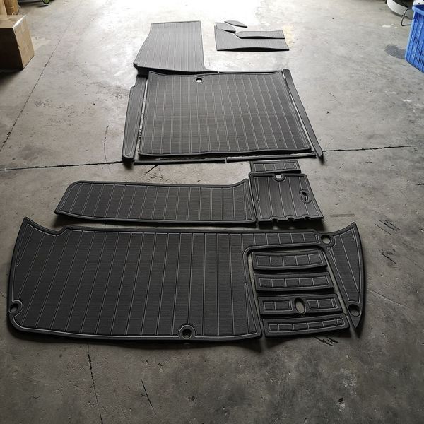 

2001 crownline 242 swim platform cockpit boat eva faux foam teak deck floor pad