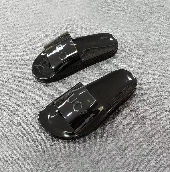 

designer slippers for mens womens fashion slippers black white flat flops luxury letter women shoes