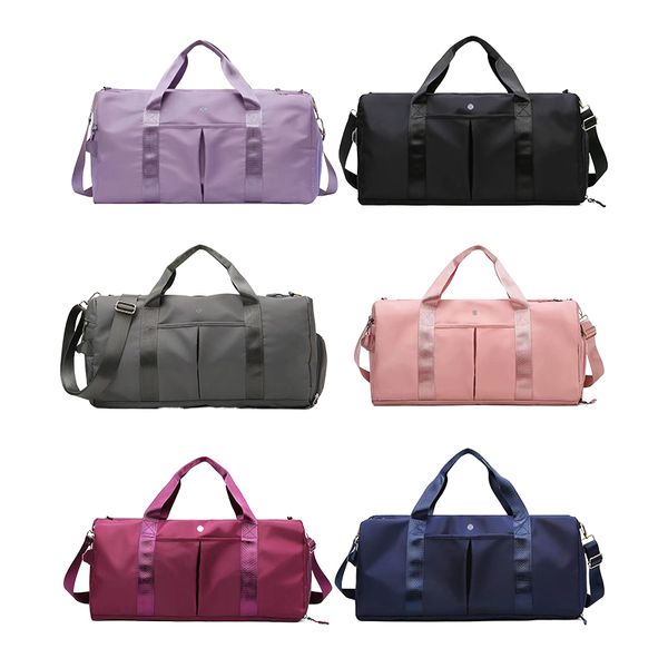 

luxury lulu lemon duffel bags womens large capacity handbag clutch crossbody shoulder tote bag mens luxury designer sport outdoor packs week
