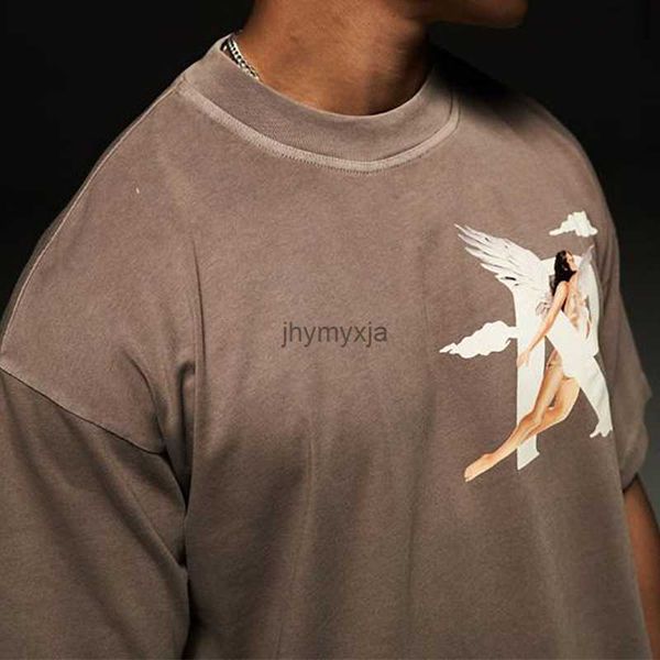 

mens t-shirts black white greyish brown blue green casual short sleeves oversized t shirts cotton tee men women hip hop streetwear mg230113, White;black