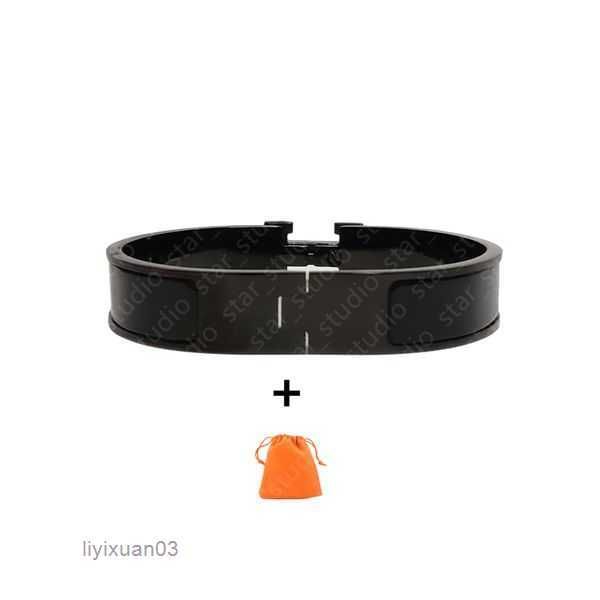 

hbangle classic h men women letter bracelets luxury design jewelry colorfast hypoallergenic birthday gift5yeo, Black