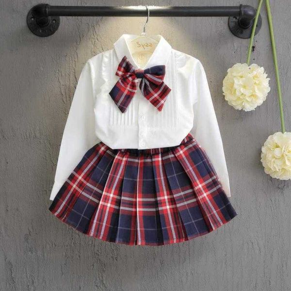 

clothing sets kidstracksuit baby girl school clothes, White