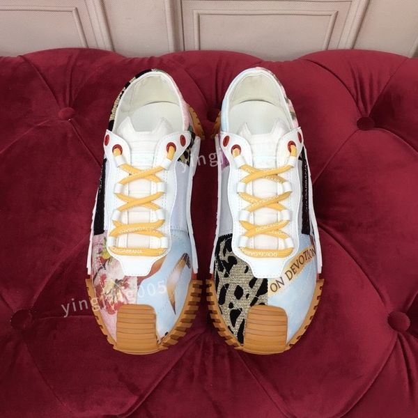 

2023new designer womens causal shoes fashion mens leather lace up platform sole sneakers white black women velvet suede