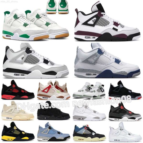 

jumpman 4 basketball shoes retro 4s military black cats sb seafoam red cement sail violet ore midnight navy tech white oreo pn dust mens wom