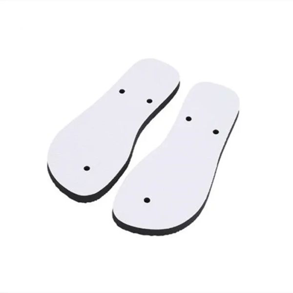 

sublimation blank flip-flops slippers creative beach shoes heat transfer indoor slippers diy new style couples san xdk, Black;red