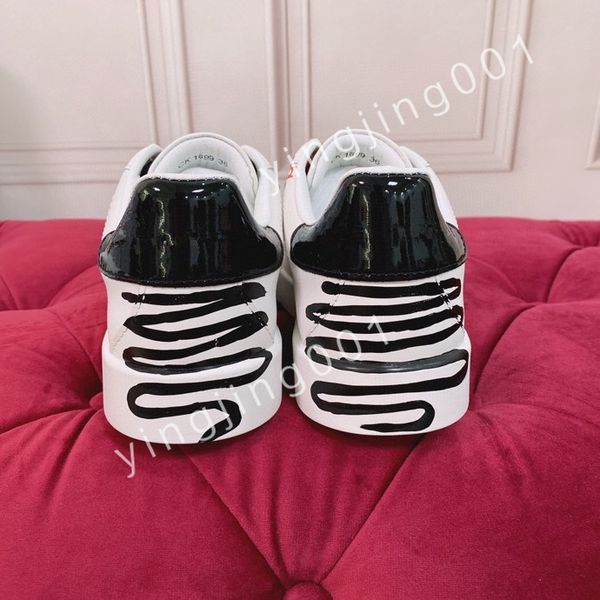 

2023 luxury shoes mens basketball shoes leather womens travel white shoes fashionable couple sports shoes platform, Black