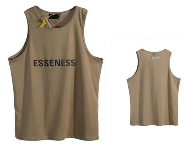 

es fashion men women friends t shirt sleeveless vest cotton t shirts skateboard hip hop oversize high street couples clothing size, White;black
