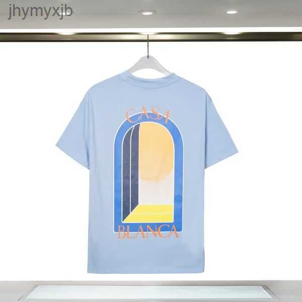 

casablanca t shir men designer shirs casablanc shir wear summer round neck swea absorbing shor sleeves oudoor breahable coon ees us size 2 o, White;black