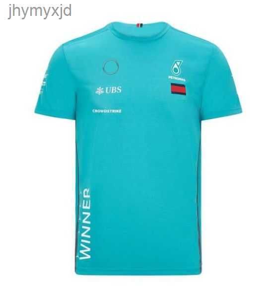 

f1 team racing short-sleeved t-shirt polyester quick-drying downhill jersey for fans same style customization 6 wpns, White;black