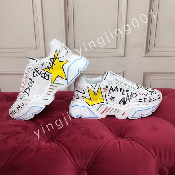 

2023 luxury casual shoes women travel leather sneaker fashion lady flat designer running trainers letters woman shoe platform men gym sneake, Black